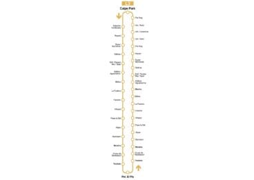 Itinerario de la línea 3 de autobús en Calp-Teulada-Moraira