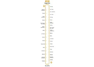 Itinerario de la línea 3 de autobús en Calp-Teulada-Moraira