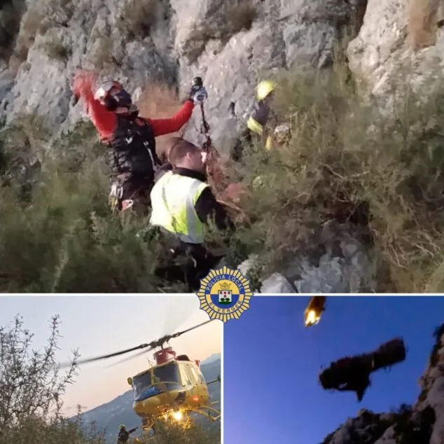 Imagen: Rescate de excursionistas en la Sierra de Segaria