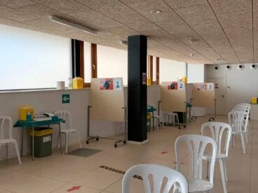 sala de vacunacion masiva