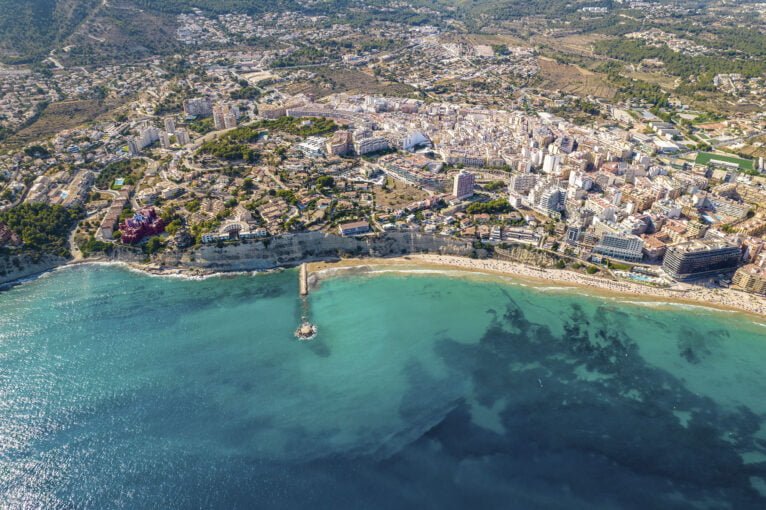 Vista panorámica de Calp