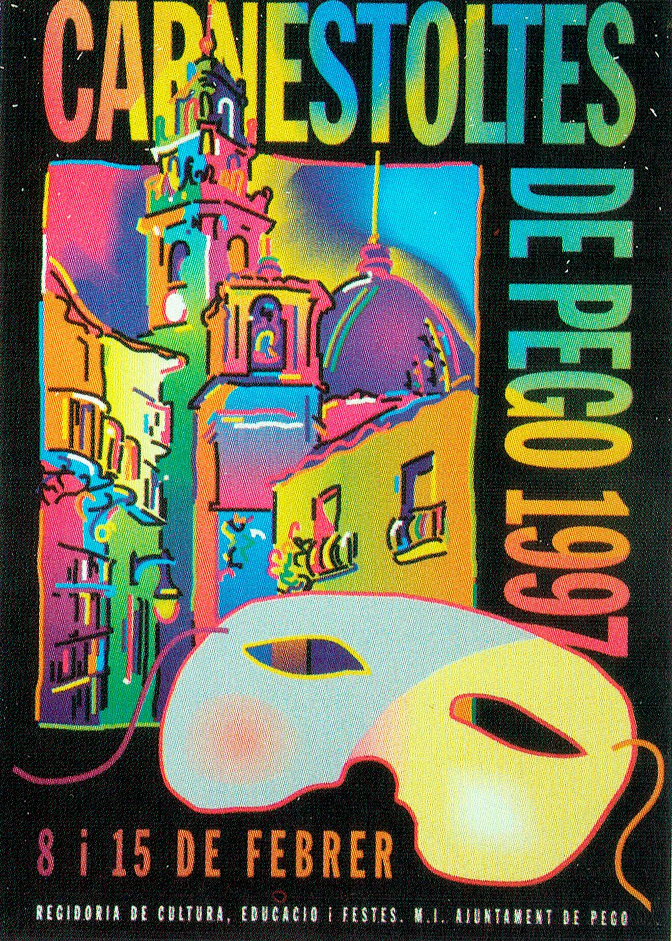 Cartel de Carnestoltes de Francis Garret - Arxiu Municipal de Pego