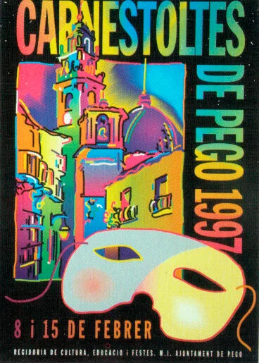 Cartel de Carnestoltes de Francis Garret – Arxiu Municipal de Pego