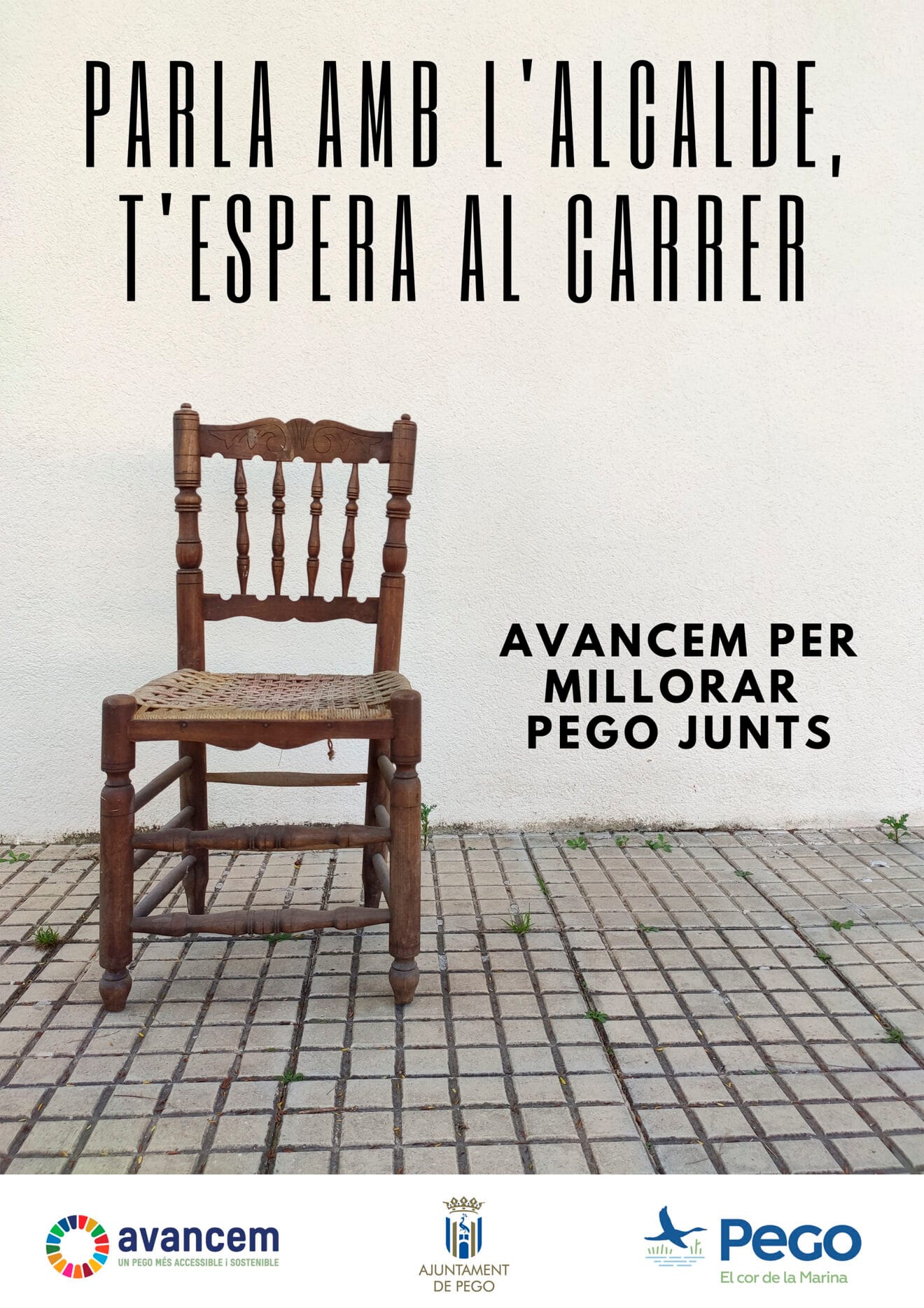 Cartel de la iniciativa de Pego