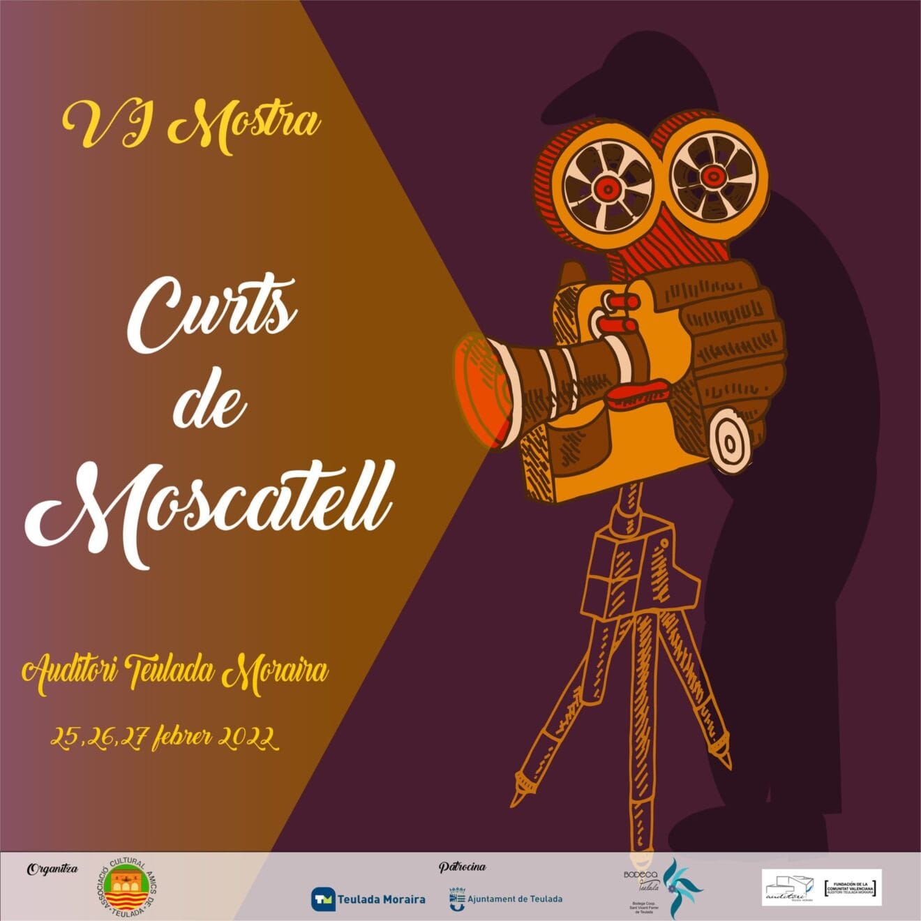 Cartel de la Mostra Curts de Moscatell de Teulada