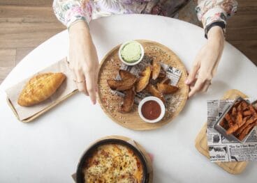 Deliciosos entrantes de Restaurante Ammos