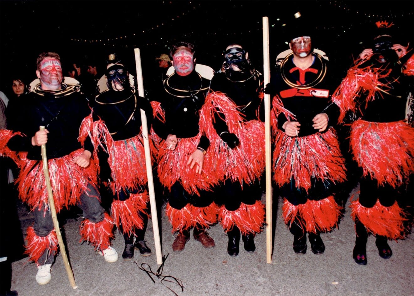 Desfile de carnaval en 1992