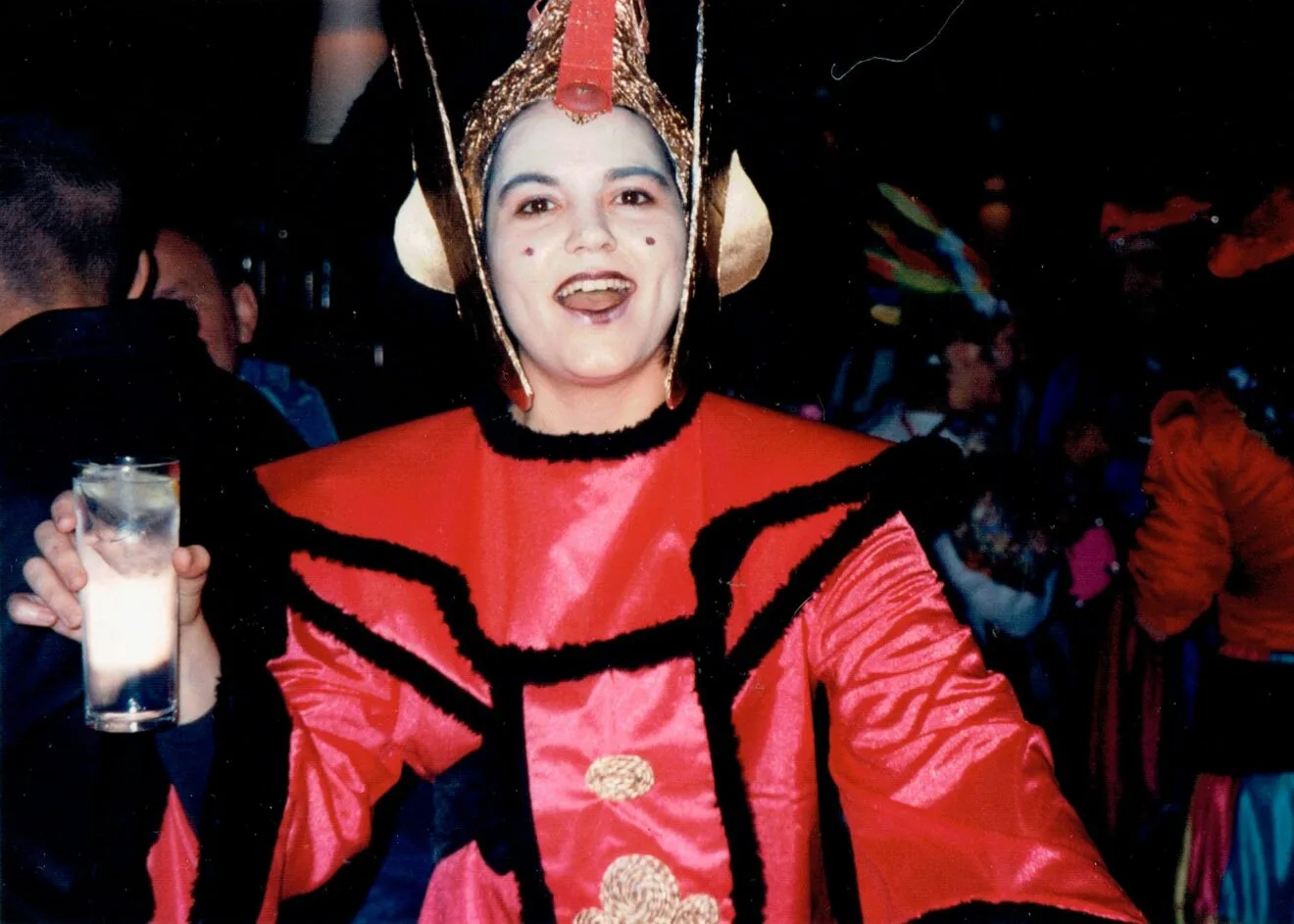 Disfraz de reina Amidala en el 2000
