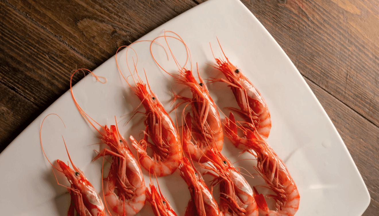 Gamba roja de Dénia en El Racó de la Xara