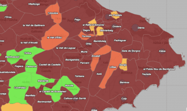 Incidencia acumulada Marina Alta 8 de febrero 2022