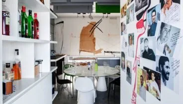 integracion de la cocina y la sala en un espacio comun