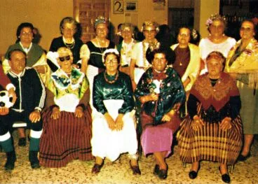 Llar del pensionista en Carnestoltes 1985 – Arxiu Municipal de Pego