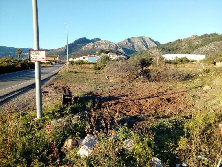 Obras en El Ràfol d'Almúnia