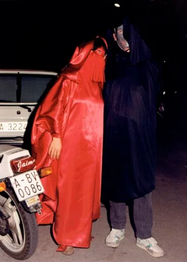 Pareja en carnaval de 1992