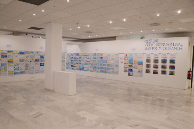Imagen: Sala de exposiciones en la Casa de Cultura calpina