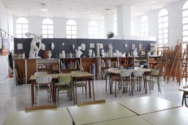 Sala dedicada a las Bellas Artes en Calp