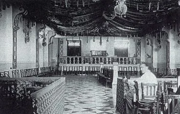Salón de baile en el Casino Caçadors para Carnaval en 1928 – Arxiu Municipal de Pego
