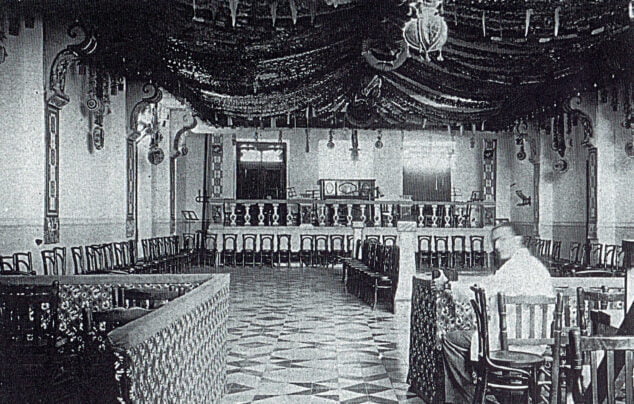 Imagen: Salón de baile en el Casino Caçadors para Carnaval en 1928 - Arxiu Municipal de Pego