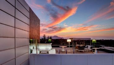 Terraza del restaurante con vistas espectaculares