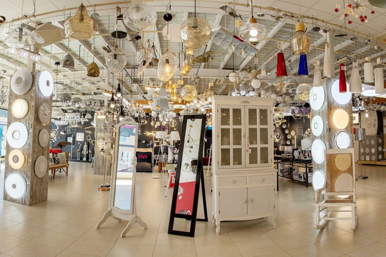 Tienda de iluminación y decoración en Dénia