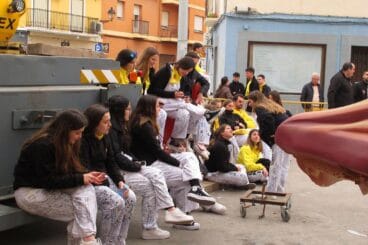Ambiente en la Falla Oeste de Dénia
