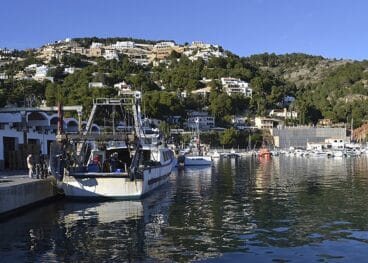 Barco pesquero en Xàbia