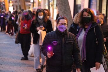 Cadena de Mujeres en Dénia 8M 2022 17