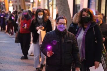 Cadena de Mujeres en Dénia 8M 2022 17