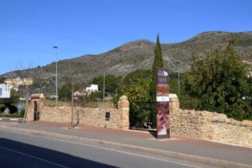 Cartel de la Ruta dels Riuraus en Xaló