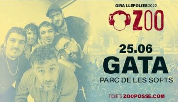 Cartel del concierto de Zoo en Gata de Gorgos