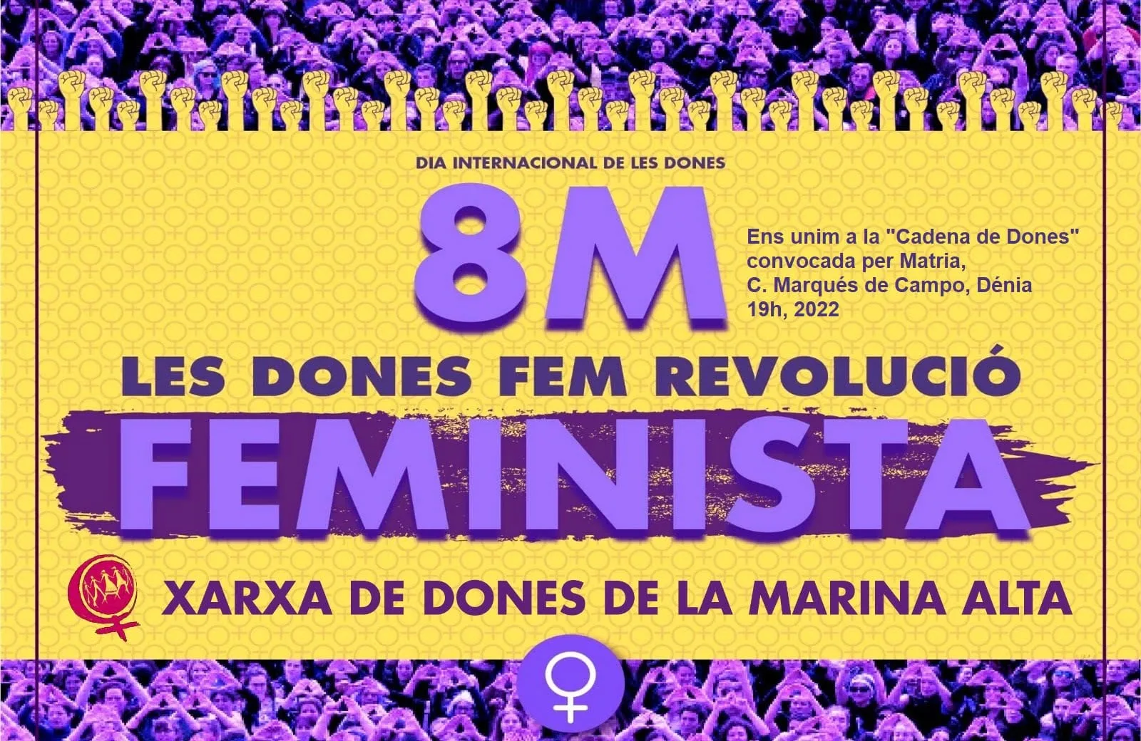 cartell 8m dia dona 2022