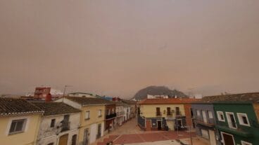 cielo en la marina alta lunes 15 marzo 2022