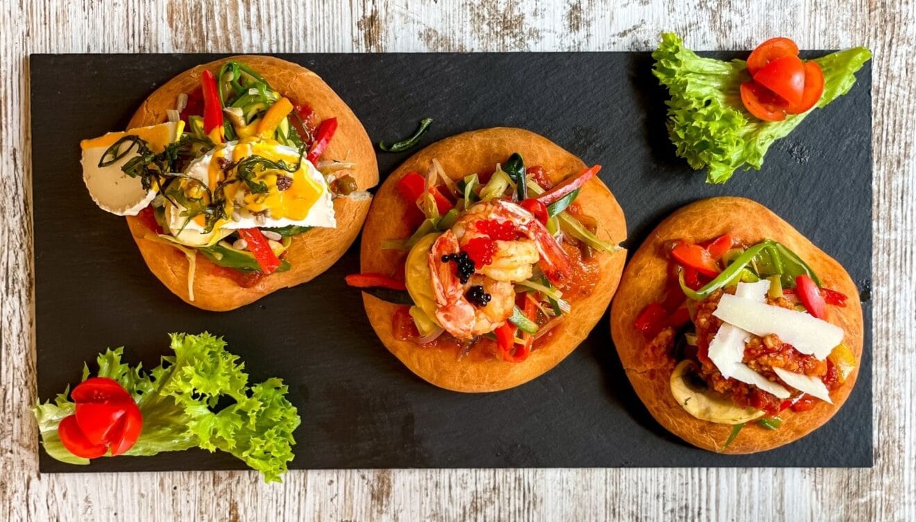 Cocas caseras en este restaurante de Dénia