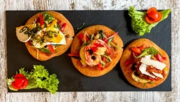 Cocas caseras en este restaurante de Dénia