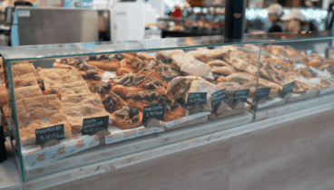 Cocas saladas, bocadillos, focaccia en Manduc de Portal de la Marina