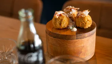 Cremosas y ligeras croquetas Cochinita Pibil