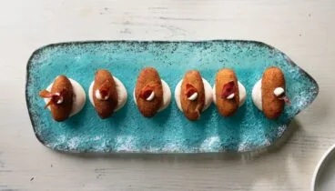 Croquetas de jamón en El Racó del Mar