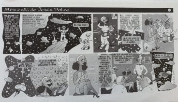 Cuarta página cómic ‘Més enllà de Jesús Pobre’, El Persa