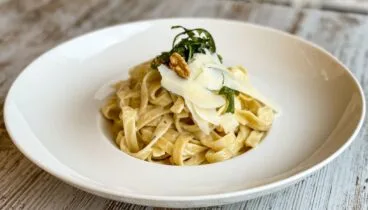 Deliciosa pasta en Manduc Restaurante-Cafetería