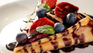 Deliciosos crepes para desayunar o merendar en Manduc Restaurante-Cafetería