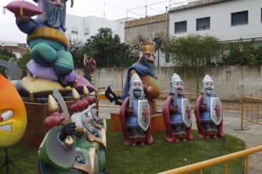 Detalle de la Falla Convent 2022 en Pego