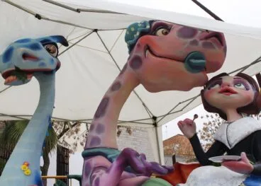 Detalle de la falla infantil del Convent Pego 2022