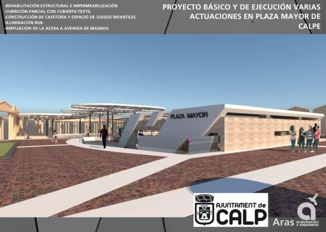 Calp adjudica las obras de reforma de la plaza Mayor 1 Imagen: Aprueban la remodelación de la Plaza Mayor de Calp