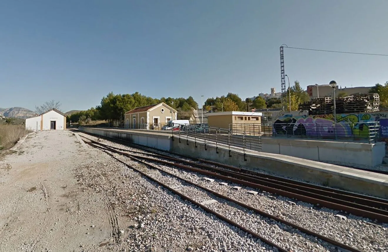 Estación de tren en Teulada