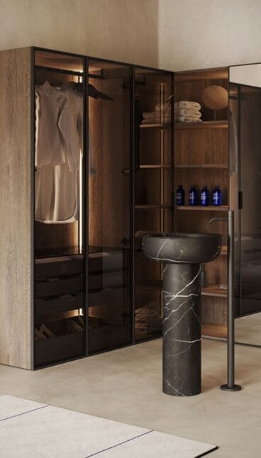 Lavabo con pie en Cresan