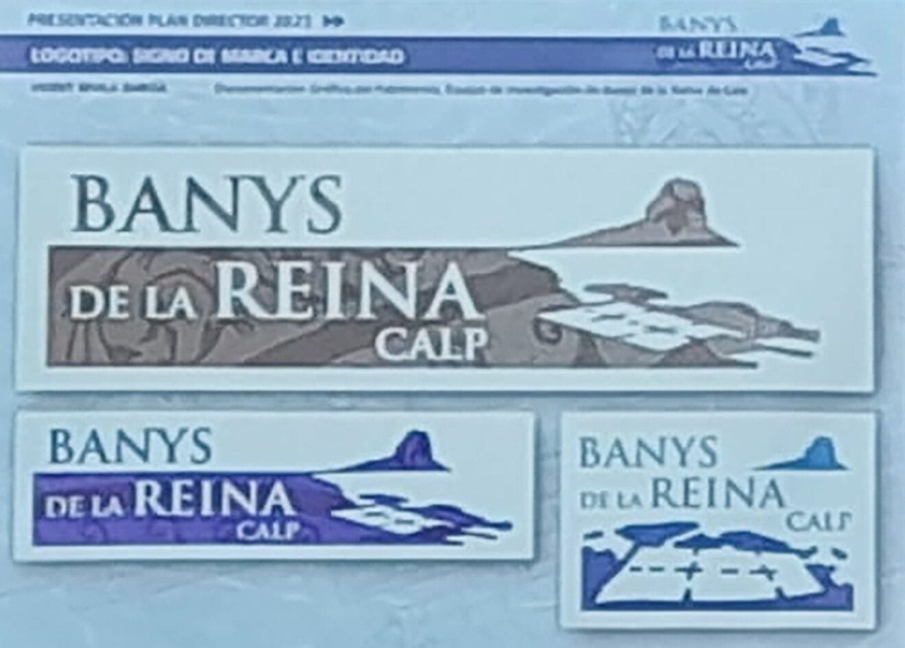 Logotipo para el Parque Arqueológico de Banys de la Reina de Calp