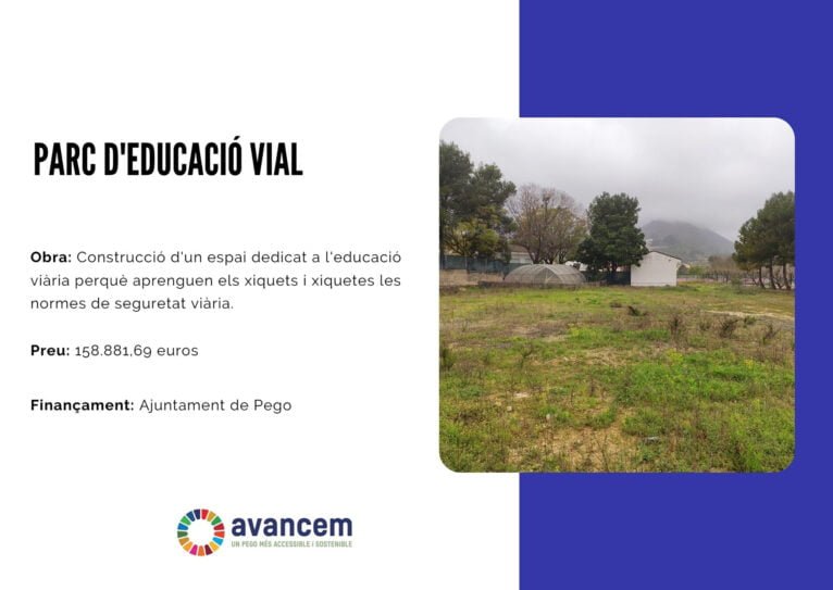 Parque del proyecto Avancem de Pego