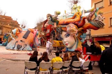 Plantà de la Falla Oeste 2022 en Dénia