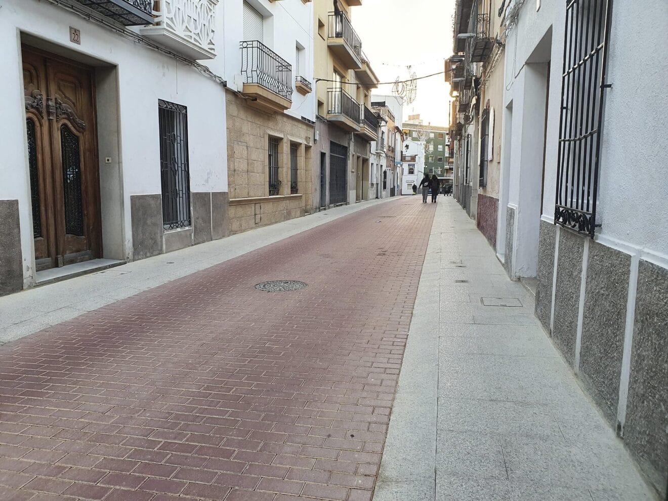 Reurbanización de la calle en Calp