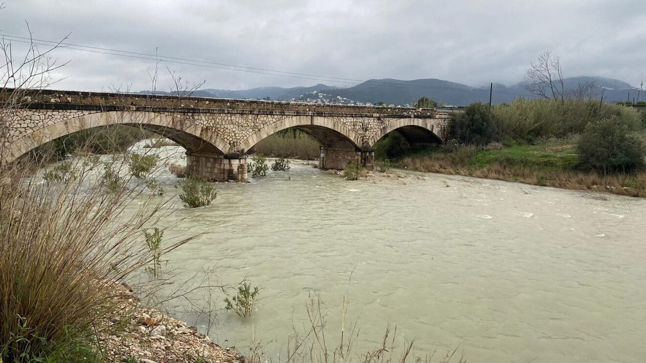 Río Girona a la altura de Tormos